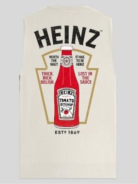 Heinz Ketchup Graphic Muscle Tank Top Shirt